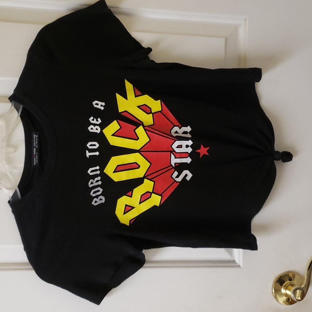 Rock Rose Couture Rock Star Crop Top